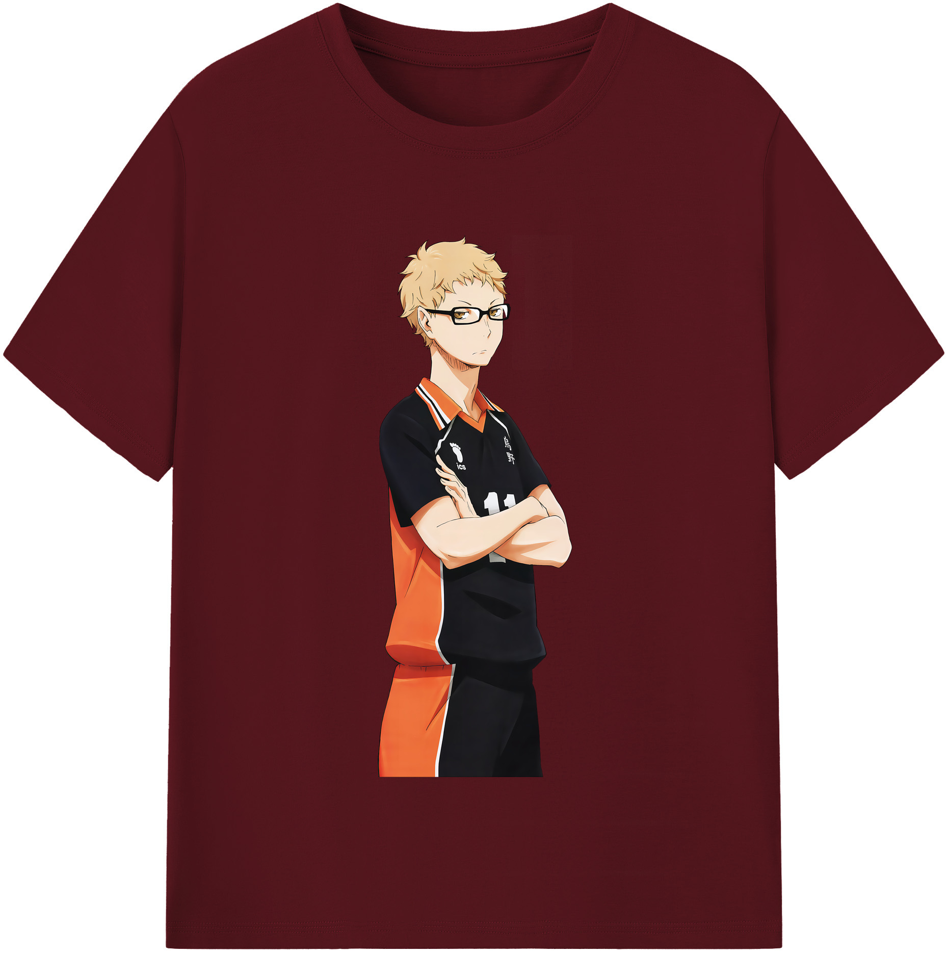 （画像用） ハイキュー!! Haikyu!! 綿100％半袖Tシャツ（フロントプリント）